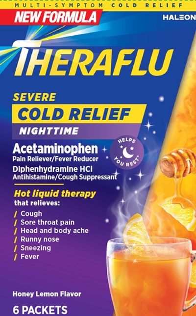 62000000207722 Theraflu Severe Cold Relief Nighttime Honey Lemon - 62000000207722 Theraflu Severe Cold Relief Nighttime Honey Lemon